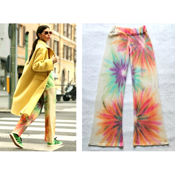 CANESSA Pants - CANESSA Italy 100% cashmere travel goop fave jupiter jungle pants nwot $1,010 s